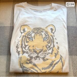 American Eagle Vintage Tiger Fave Oversized Graphic Short Sleeve Tee XS